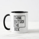 Search for boxing quotes mugs Think outside the box