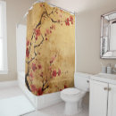 Search for vintage shower curtains Chinoiserie