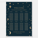 Search for moon and stars wedding signs Gold