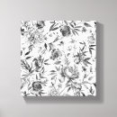 Search for black and white floral canvas prints Botanical