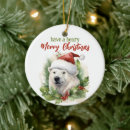 Search for holiday polar bear ornaments Merry christmas