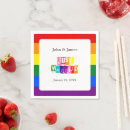 Search for gay wedding napkins Pride