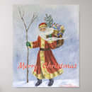 Search for old fashioned santa posters Holly