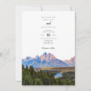 Search for national park wedding invitations Rustic