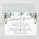 Search for dusty blue rehearsal dinner invitations Spring summer fall
