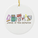 Search for math teacher ornaments Geek
