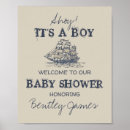 Search for boy baby shower posters Ahoy its a boy