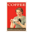 Search for vintage coffee ads posters Retro