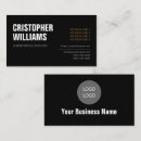 Search for school administration business cards Black