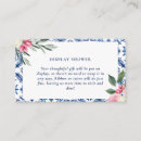 Search for business enclosure cards Watercolor flowers