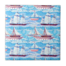 Search for sailing ship tiles Watercolor