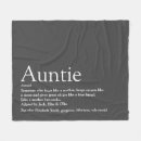 Search for aunt blankets Fun