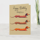 Search for wiener dog birthday cards Cute