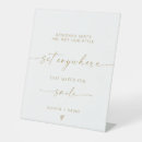 Search for no assigned seats wedding signs Open seating