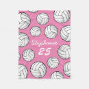 Search for volleyball blankets Girls