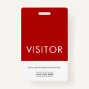 Search for visitor badges Red