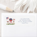 Search for patriotic return address labels Modern