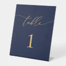 Search for sunflower numbers table cards Navy blue