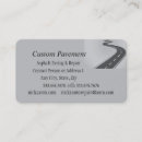 Search for asphalt paving business cards Pavement