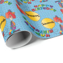 Search for clown wrapping paper Happy birthday