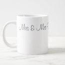Search for engagement mugs Mrs and mrs