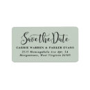Search for save the date labels Elegant