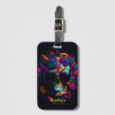 Search for skull luggage tags Dia de los muertos