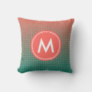 Search for coral color pillows Abstract