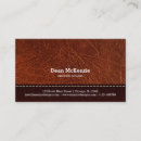 Search for leather look business cards professional
