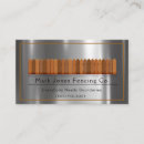 Search for fence business cards company