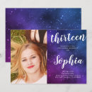 Search for purple glitter invitations Stars