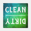Search for clean and dirty dishwasher sign magnets Chalkboard