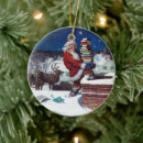 Search for santa claus ornaments snow