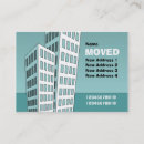 Search for change of address business cards House