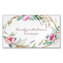 Search for wreath business cards Boho