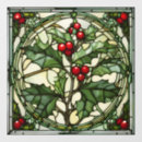 Search for christmas window decals Holly