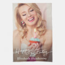Search for happy birthday kitchen towels Elegant