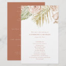 Search for tropical wedding programs Boho