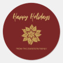 Search for holiday stickers Modern script