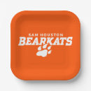 Search for texas state university paper plates Sam houston state logo