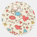 Search for vintage valentine stickers Bird