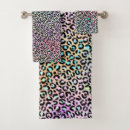 Search for pink leopard bath towels Safari