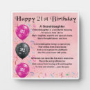 Search for granddaughter plaques For her