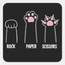 Search for rock paper scissors stickers Cat