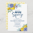 Search for she found her main squeeze bridal shower invitations Watercolor