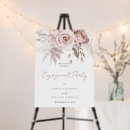 Search for floral engagement party signs Boho