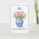 Search for ginger jar cards Blue and white