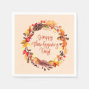 Search for thanksgiving napkins Rustic