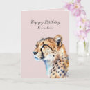 Search for cheetah on a birthday cards Animal