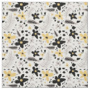 Search for yellow and gray fabric Floral